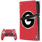 University of Georgia Logo Red PS5 Pro Bundle Skin
